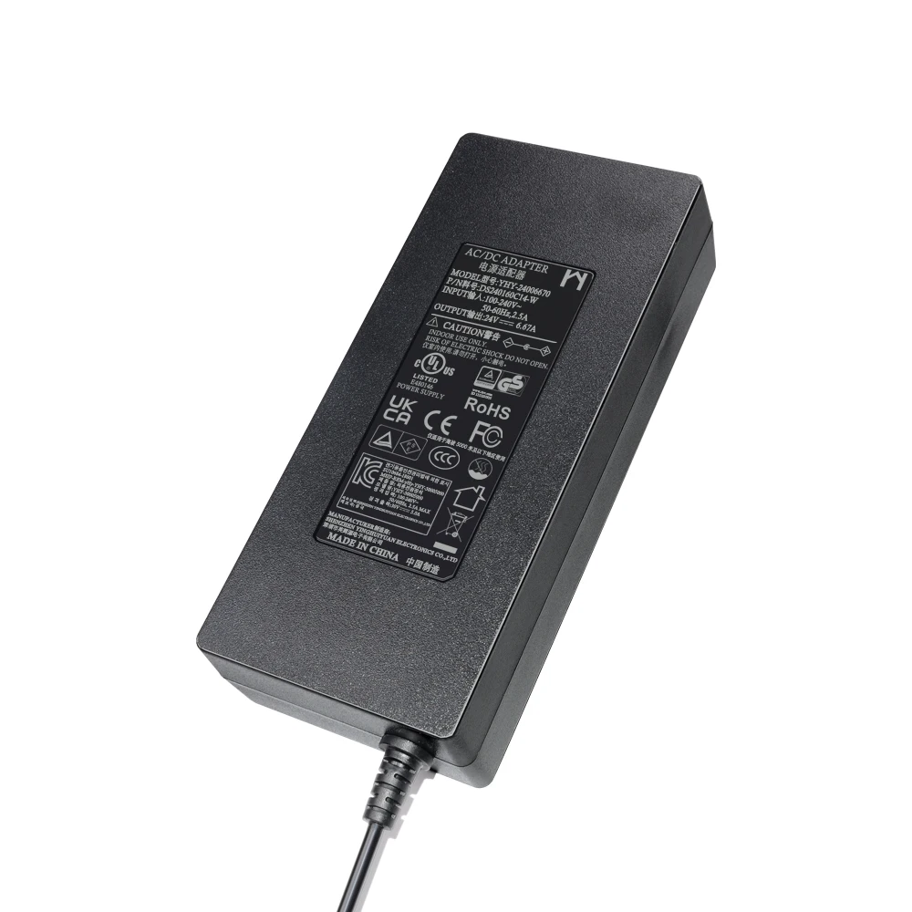 adaptateur-d'alimentation-de-bureau-24v-667a-160w-220vac-vers-24vdc-connecteur-din-4-broches