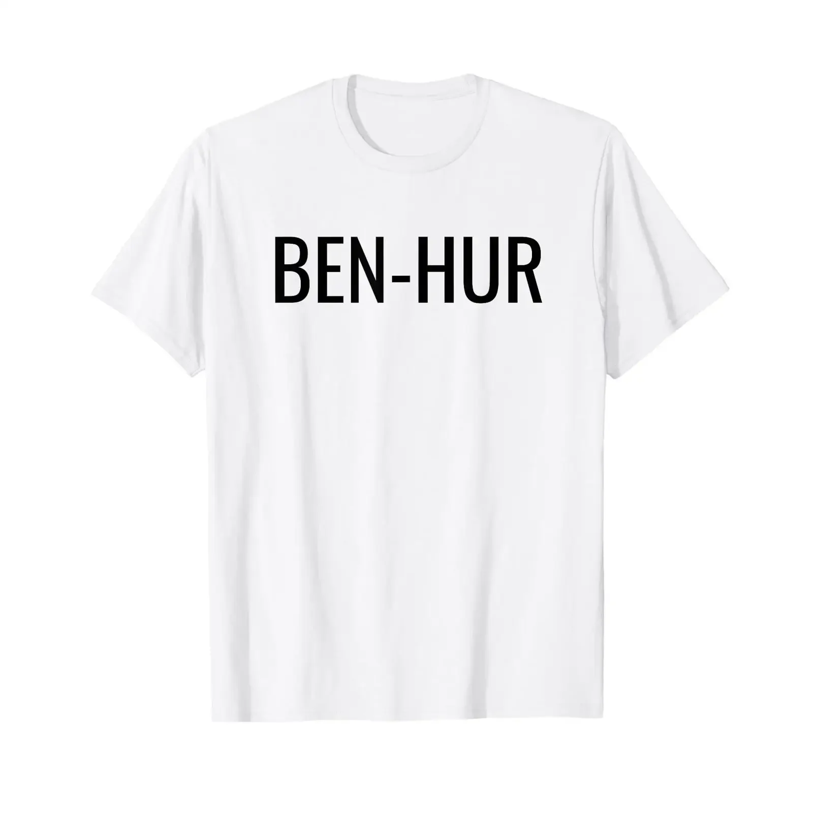 Camiseta Ben Hur Vintage com Estampa Lavada, Estilosa, Levemente Confortável, Respirável, Streetwear Versátil, Roupas de Designer
