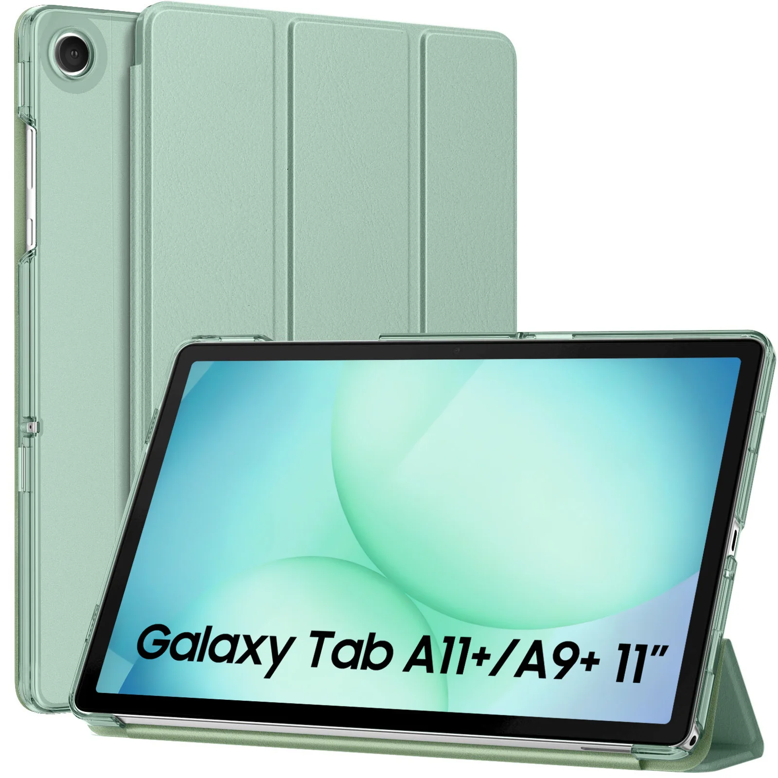 

Чехол для Galaxy Tab A11+ Plus 2025 Slim Stand Protective Smart Cover с жесткой задней панелью из ПК для Galaxy A9+ 11 дюймов 2023
