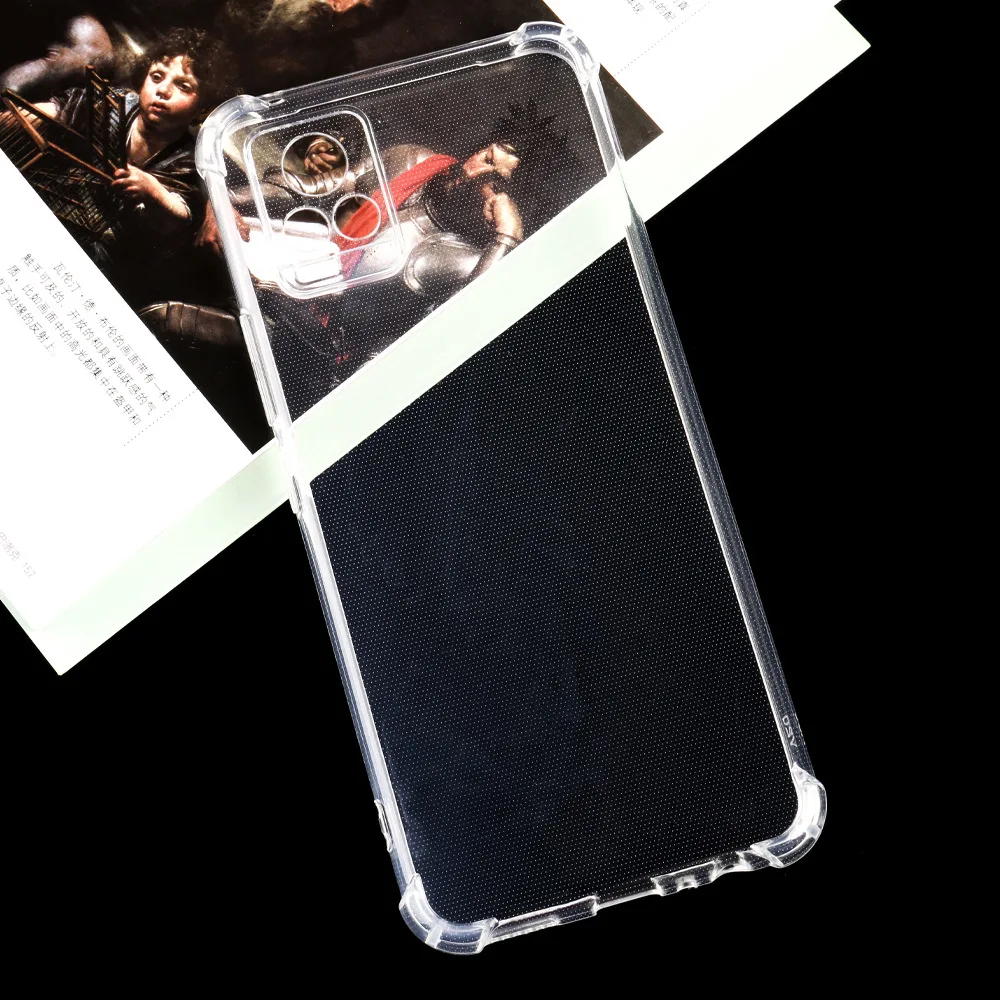 Clear Airbag Cover Case for VIVO V20 V21 Pro SE E 4G 5G Soft Silicone Shockproof Phone Back Fundas V20Pro V20SE V21E Coque Armor
