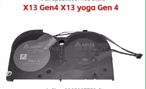 NEW for LENOVO ThinkPad X13 GEN4 X13 YOGA Gen 4 FAN DC5V 1.00A  NS85C78-22G08 Laptop dedicated graphics card cooling fan