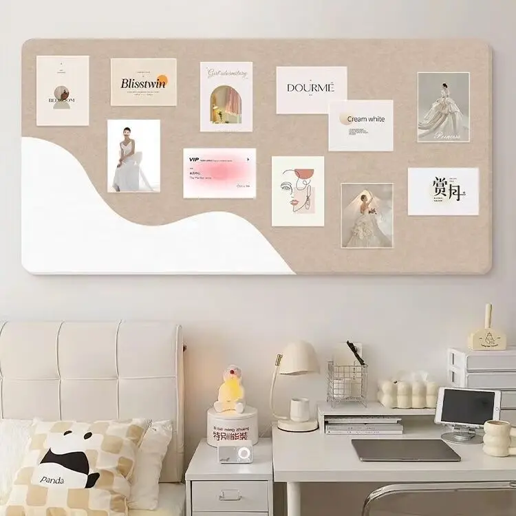 

Non Perforated Felt Boards Entrance Wall Decorations Hanging Walls Message Display Board Self-adhesive Felt Wall Stickers