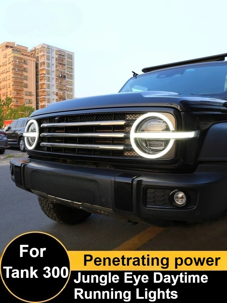 

Для Tank 300 2025 Jungle Eye, динамическое всегда включение, светодиодное кольцо, потоковый светильник Halo, аксессуары для внешней модификации