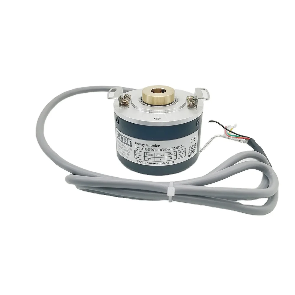 DC5-26V 2048ppr push pull GHH60-12G2048BMP526  hollow shaft rotary encoder for lifting machine