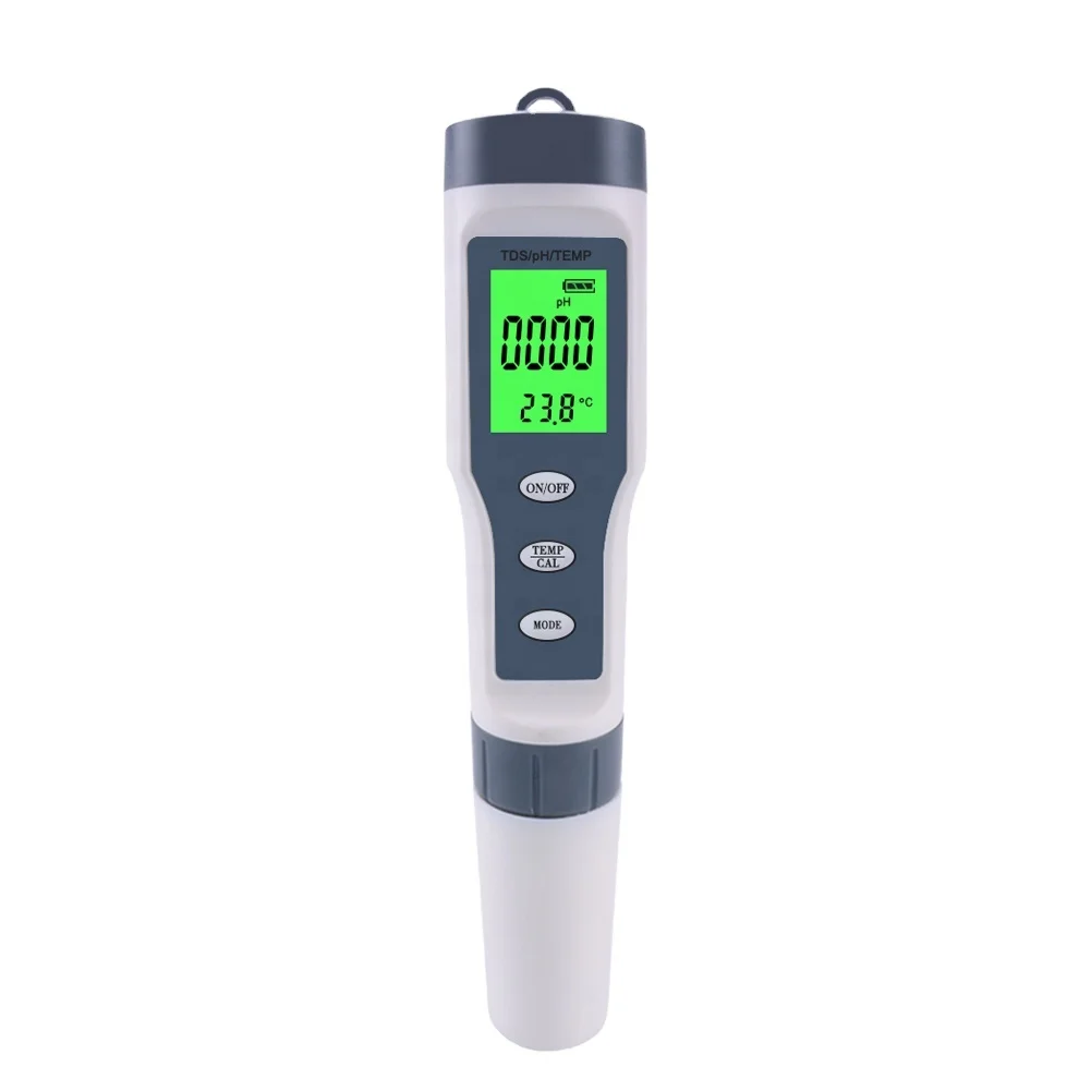 

EZ 990 Digital PH Pen Type Portable Water Quality Tester 3 in 1 Temperature TDS PH Meter with Backlight for Aquariums