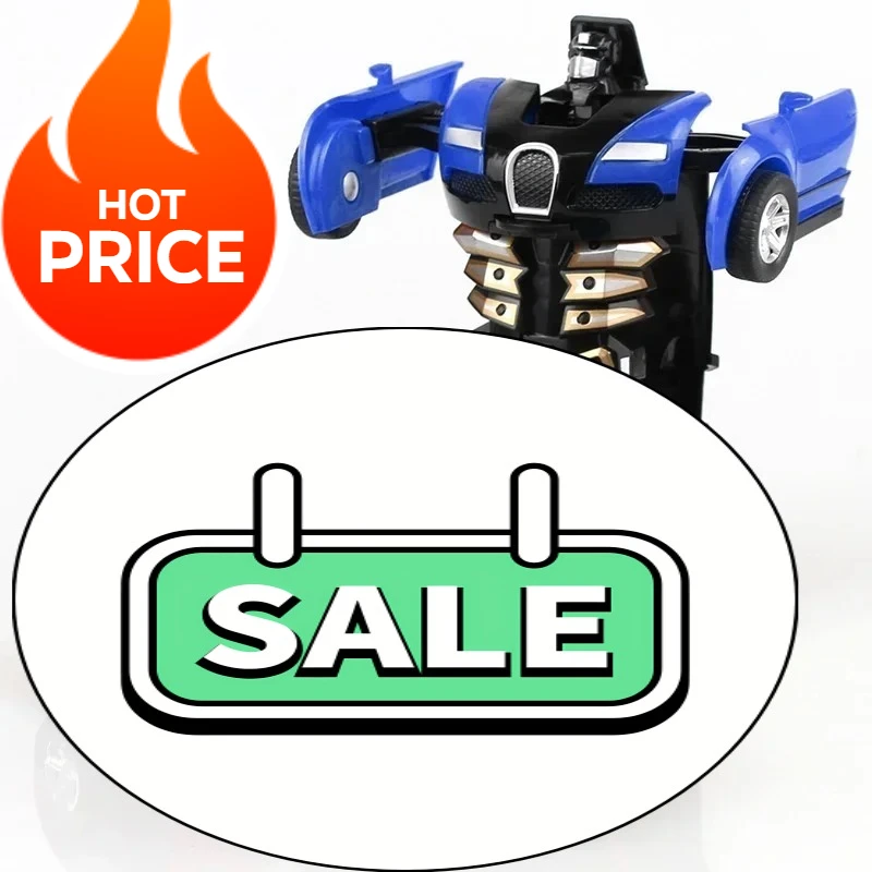 

Transformation Mini 2 In 1 Car Robot Toy Anime Action Collision Transforming Model Deformation Vehicles Toy Gift for Children
