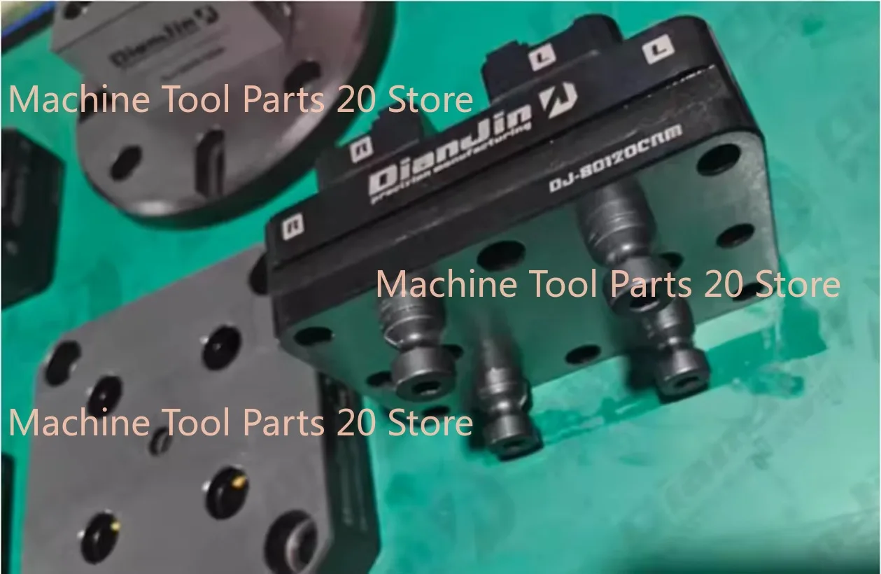 4-5 Axis Fixture Self-centering Vise Positive Paired with Zero Point Quick Change Four Axis L-block Bridge Board DJ-6080H-R NEW