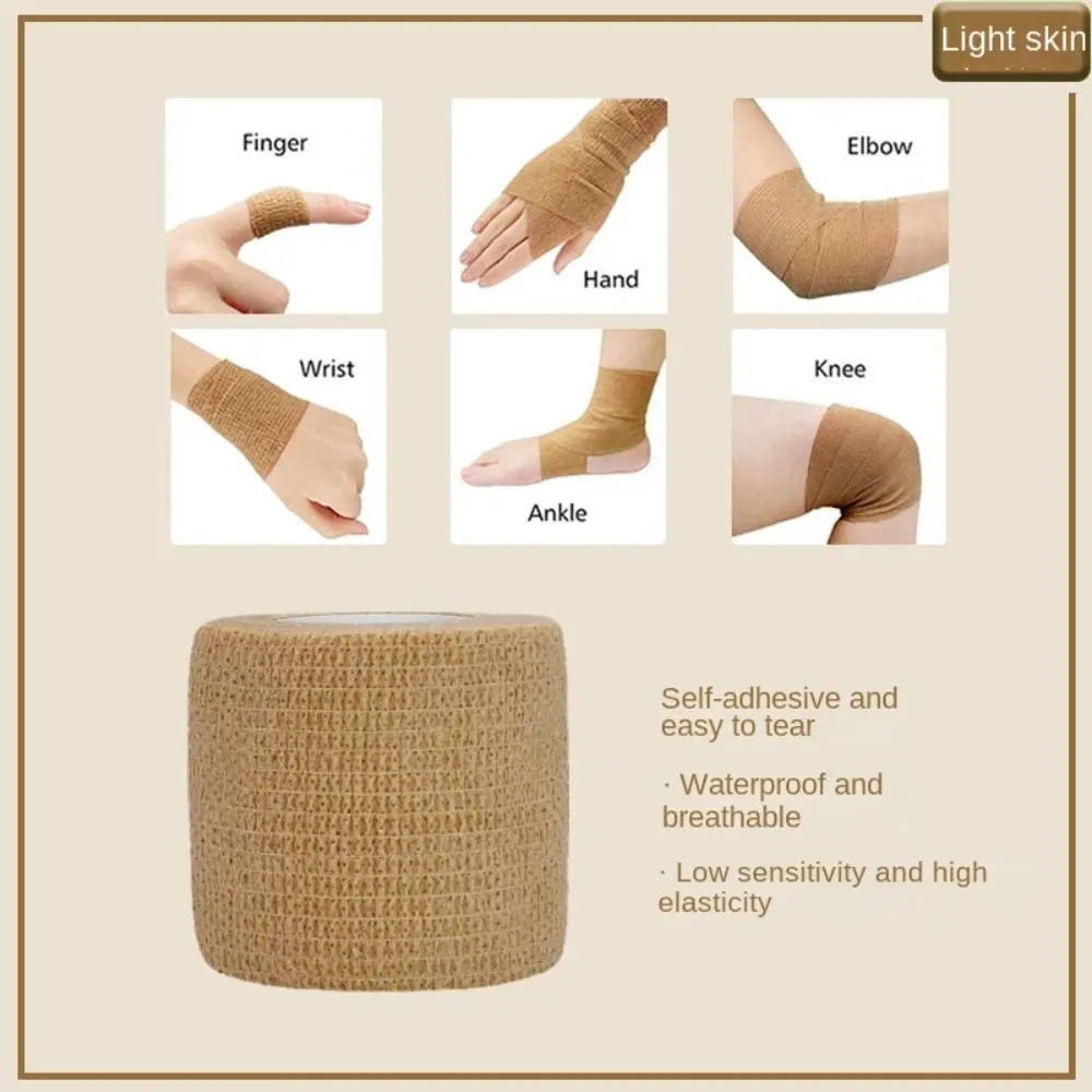 

Elastic Self Adhesive Bandage Self Adhesive Elastoplast Elastic Bandage Prevent chafing Anti-wear Colorful Athletic Bandage Knee