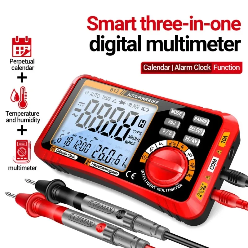 ANENG612 Multi purpose meter, fully intelligent digital display, universal meter, humidity meter, multifunctional instrument