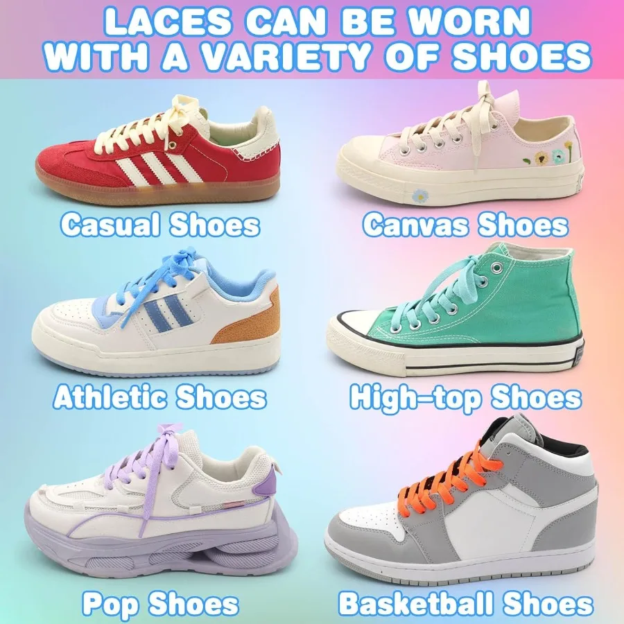 أربطة أحذية رياضية مسطحة: 2 P للأحذية الرياضية الرياضية #6