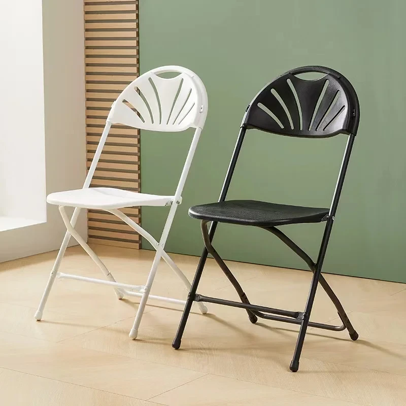 100pcs Wholesale Acrylic Plastic Folding Dining Chair Modern Minimalist Dining Chair Seat