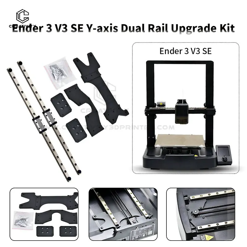 Ender 3 V3 SE Y Axis Upgrade For v3 SE and V3 KE MGN9H 300mm Linear Rail Guide X-axis Fit ender 3 v3 se 3D Printer Accessories