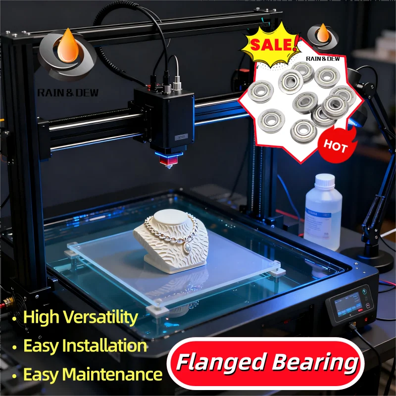 

These 10PCS MF52ZZ flanged bearings deliver ABEC-7 precision MF63 MF74 MF105 MF106 MF115 MF128 MF137 ZZ