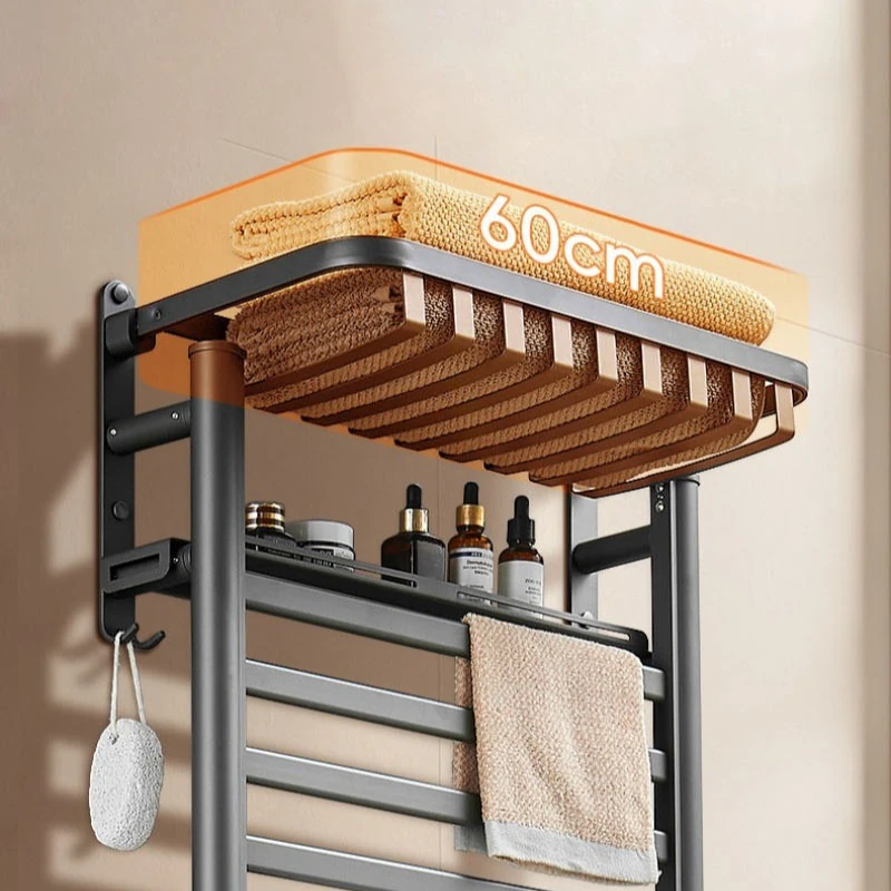 Bathroom Electric Towel Rack Household Touch Control Storage Heating Towel Rack Morden Thermostatic Bathroom Accessories