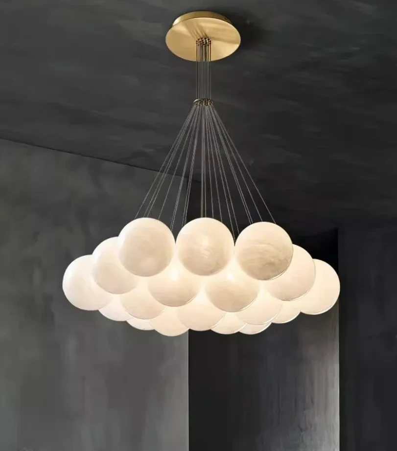 3d Print Ball Modern Led Pendant Lights for Living Room Bedroom Moon Hanging Lamp Ceiling Chandeliers Kids Children Lighting