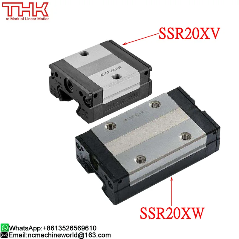 Original THK Linearführung SSR20XW SSR20XV Länge 200mm 300mm 500mm 600mm 800mm 900mm 1500mm SSR20 Schiene – Detail 1