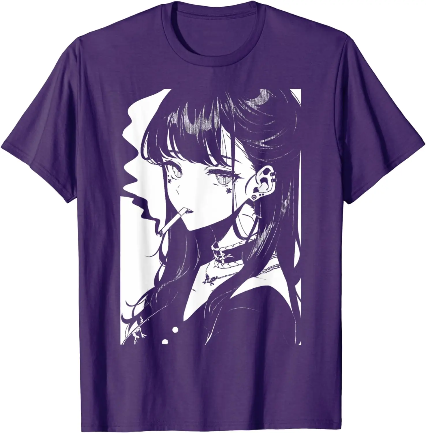 Anime Horror Girl Aesthetic Soft Grunge Waifu Japanese Otaku T-Shirt