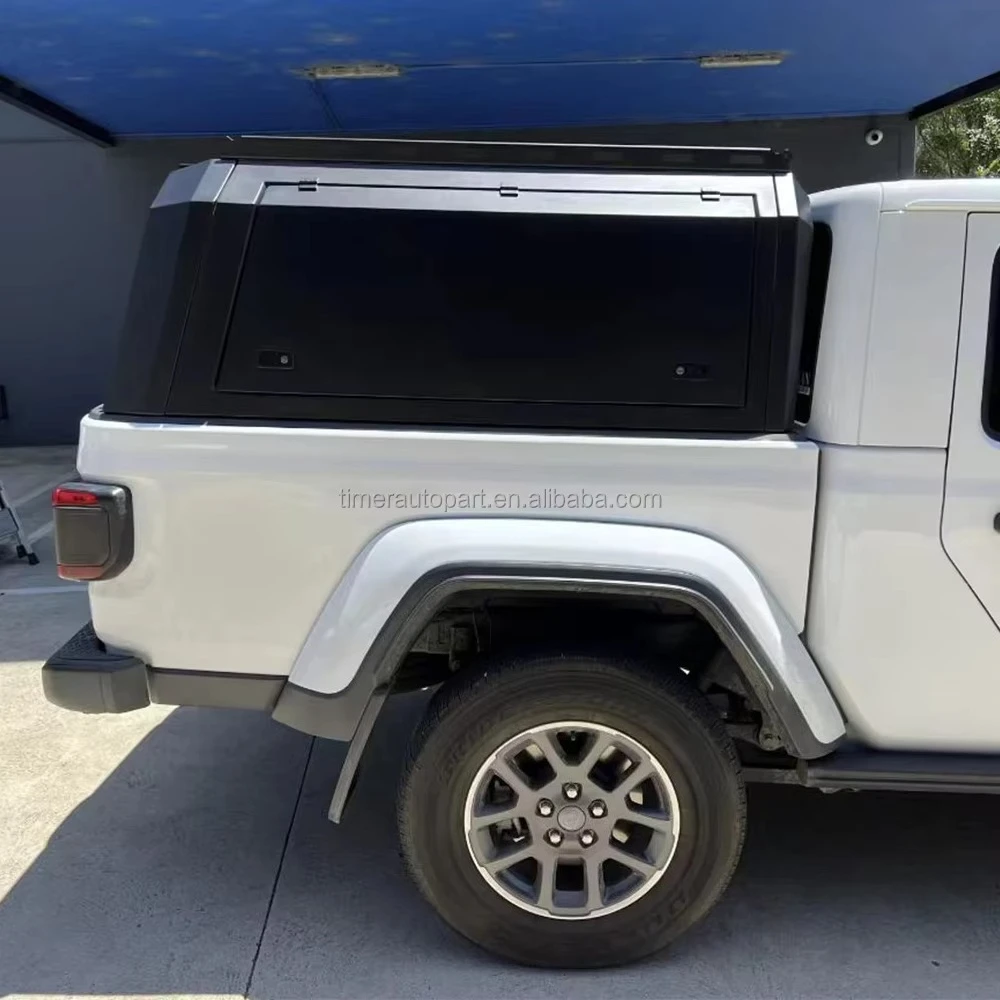 

Hot selling:Waterproof Heavy Truck Aluminum Hard Top Canopy Pickup Trunk Bed Camper Shell Topper with