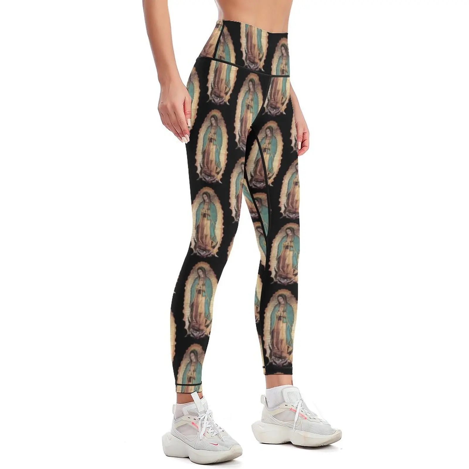 Our Lady of Guadalupe Leggings for physical Fitness woman Leginsy push up trousers Womens Leggings