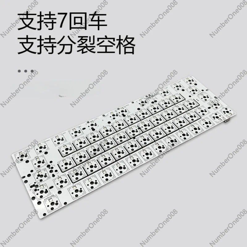 PCB Custom GH60 61 Key Mechanical Axis Single-mode PCB Hot Swap