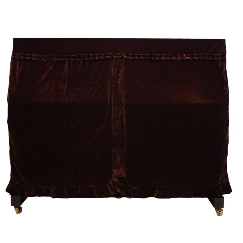 

CACI Three-Dimensional Piano Cover, Gold Velvet Piano Cover, Thick Piano Dust Cover, Grand Piano Cover