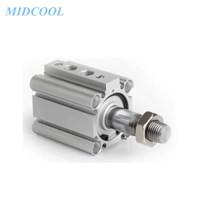 Air Cylinder Pneumatic Compact Cylinder with Air Cushion RQ RDQ RQB63 RDQB63 Storke 30 40 50 75 100mm
