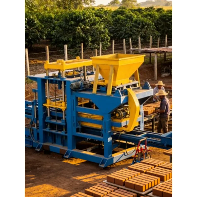 Low Investment Semi-Automatic Brick Making Machine High Profit Block Machine Equipment for Small Business