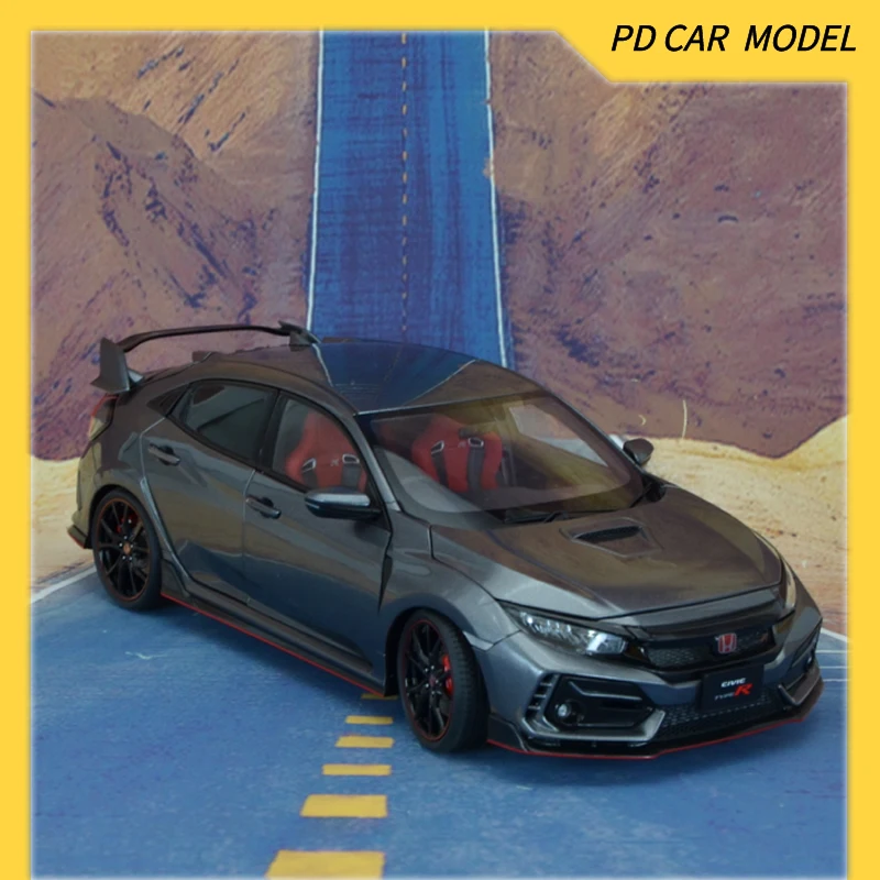 AUTOART Collectible 1:18  2021  Honda CIVIC TYPE R  FK8 POLISHED METAL  METALLIC Gift for friends and family