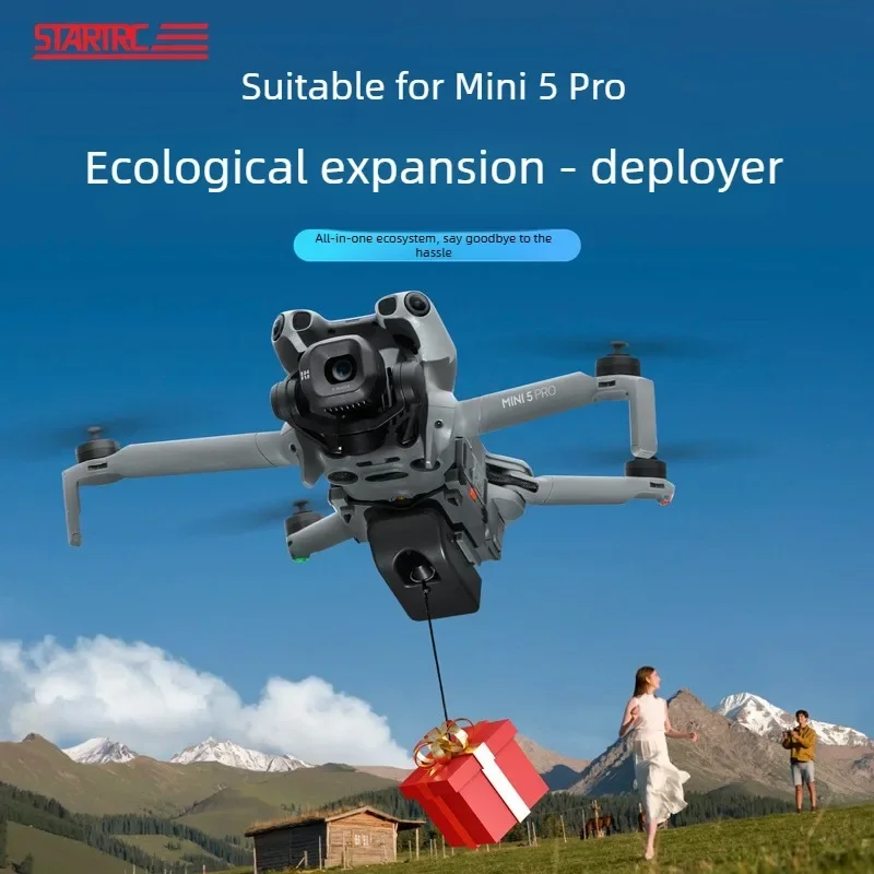 

Airdrop System Photosensitive Dispenser for DJI Mini 5 Pro Fishing Bait Thrower Gift Rescue Delivery Device Drop System