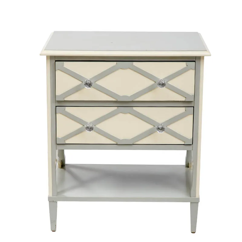 

Classic Style Furniture for bedroom Side Table Cabinet End Table Three-Drawer Nightstand