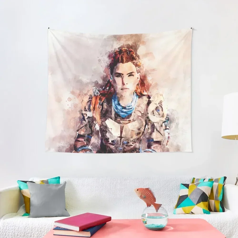 

Aloy Watercolor painting Tapestry House Decorations Bedroom Decoration Aesthetic Room Decors Things To The Room Tapestry