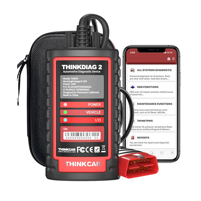 Herramienta de diagnóstico de coche Thinkdiag2 Bluetooth CANFD DOIP DBSCAR5/DBSCAR VII/Golo/Thinkdiag THINKCAR Pro