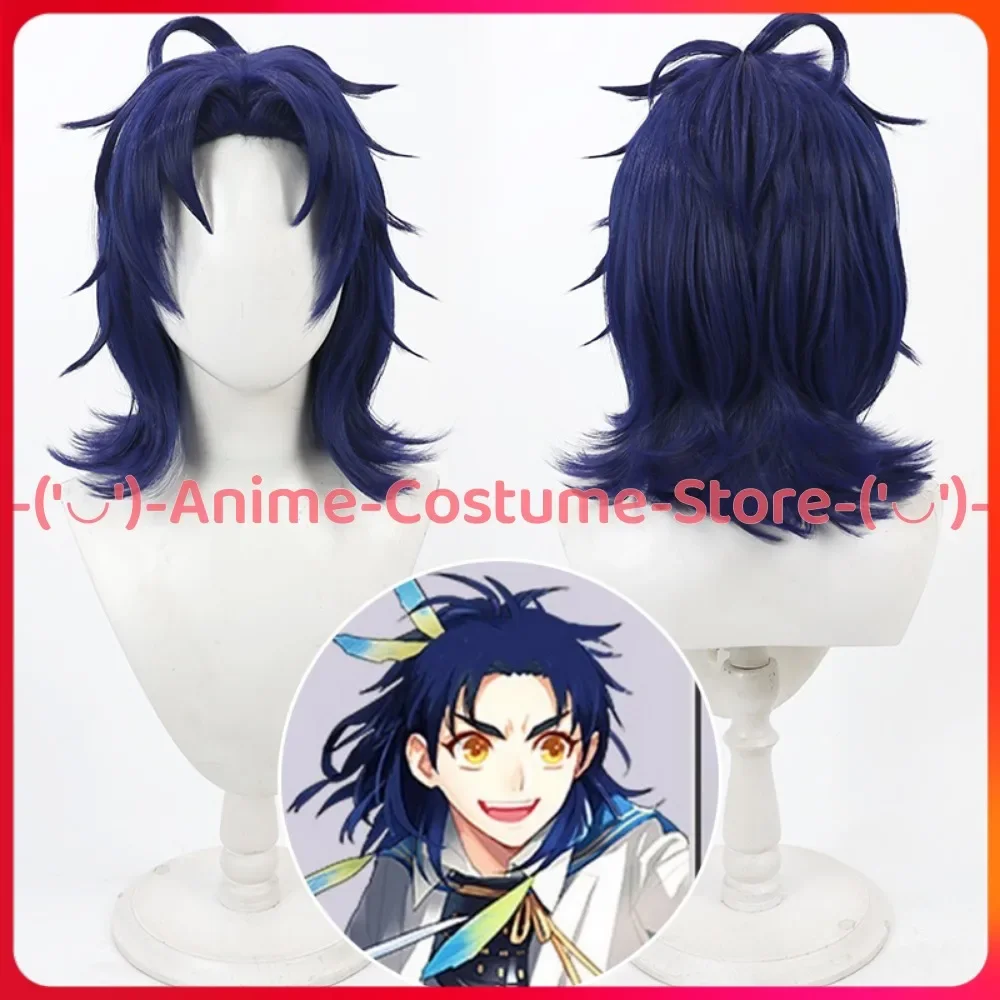 

Touken Ranbu Tantou Mumyou Drum Косплей Парик Аниме Персонаж Хэллоуин Карнавальный костюм для вечеринки Парики Термостойкие синтетические волосы