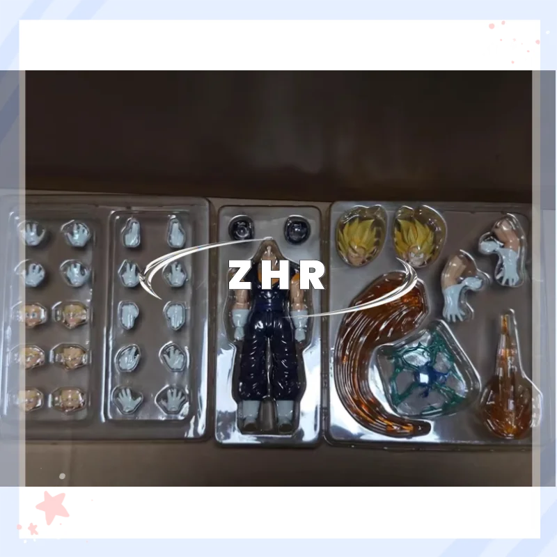 متوفر ألعاب OC لعبة دراغون بول SHF سوبر سايان SSJ Veggetoo Son Goku Vegito 3.0 الشكل الجسم أنيمي عمل أرقام نماذج دمى هدايا