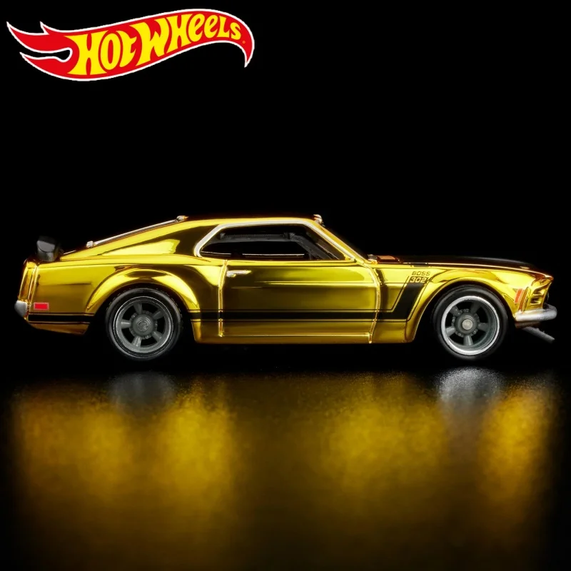 Hot Wheels – modèle de Simulation Rlc 1/64 Ford Mustang Boss 302, jouet de voiture, cadeaux de vacances, objets de collection, ornements de bureau, nouvelle collection