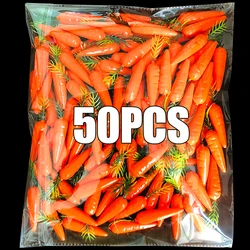 Lots Simulated Carrot Easter Foam Carrot Artificial Vegetable Decoration Supply Children Gift DIY Home Party Artificial Ornament