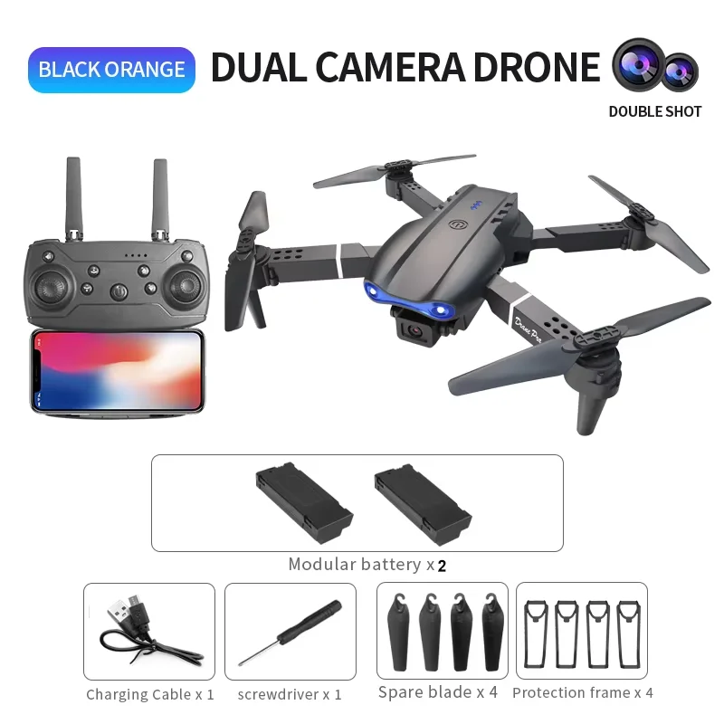 ZNLYRION Dual Camera FPV Drone Optical Flow Hover Foldable RC Quadcopter APP Path Flight Beginner Drone Toy image 8