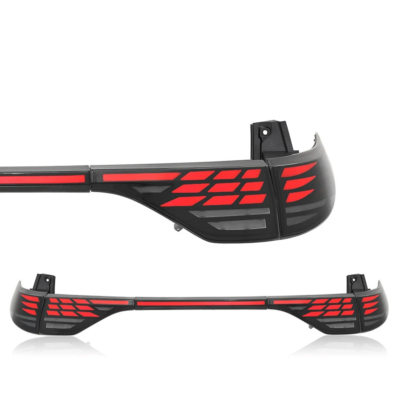 For Toyota Previa Estima 2006-2015 LED Through Tail Light Assembly, Modified Streamer Turn Signal, Running Light & Brake Light