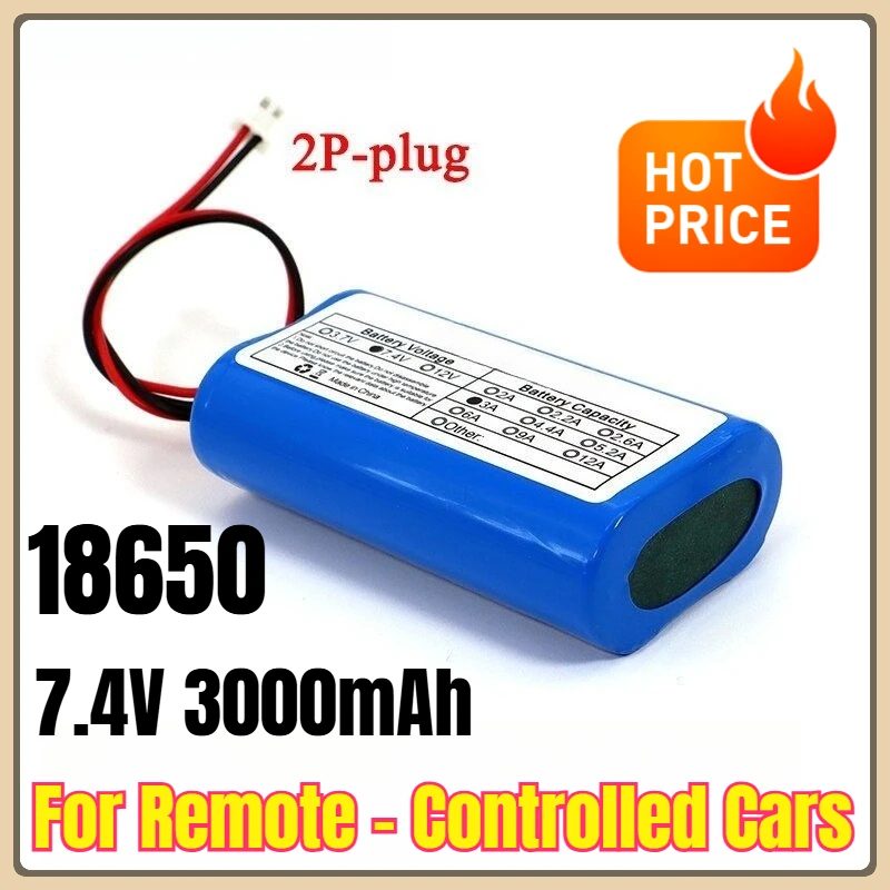 

7.4V 3000mAh 18650 Battery Pack for Remote - Controlled Cars