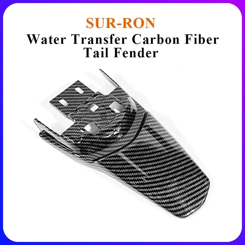 Original Rear Fender Fit To Sur Ron Light Bee X Dirt Pit Mudguard Tail Fender for Surron Carbon Fiber