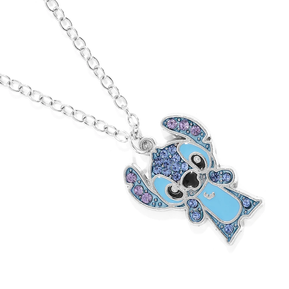 Disney Stitch Full Diamond - Sparkling Rhinestone Pendant, Lilo & Stitch Bling  for Women & Fans