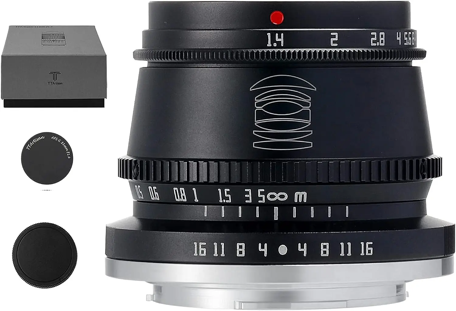 

TTArtisan 35mm F1.4 APS-C MF Large Aperture Macro Lens for Sony Fuji Canon Nikon Leica Panasonic