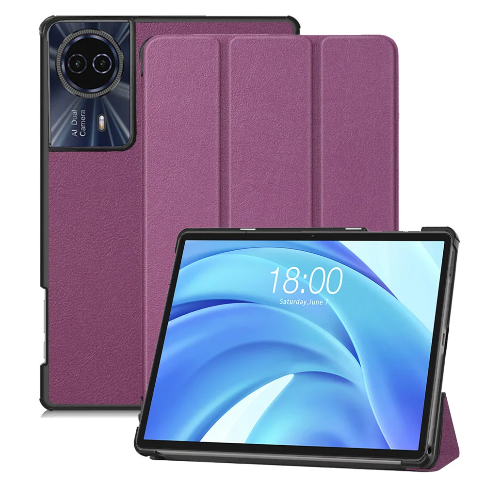 Case for 2024 Teclast T50HD/T50Max/T50Plus 11 inch Tri-fold Flip Stand Smart Tablet Cover for T50HD/T50Max/T50Plus