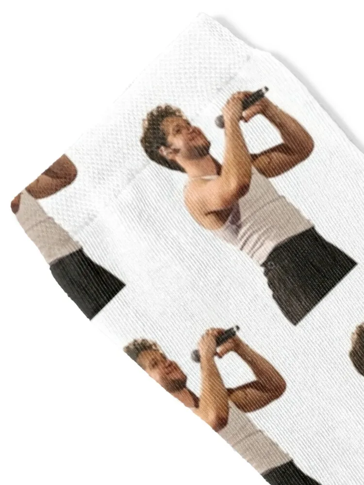 Niall Horan Hand Heart Socks hiphop funny gift floral christmas gift Women Socks Men's