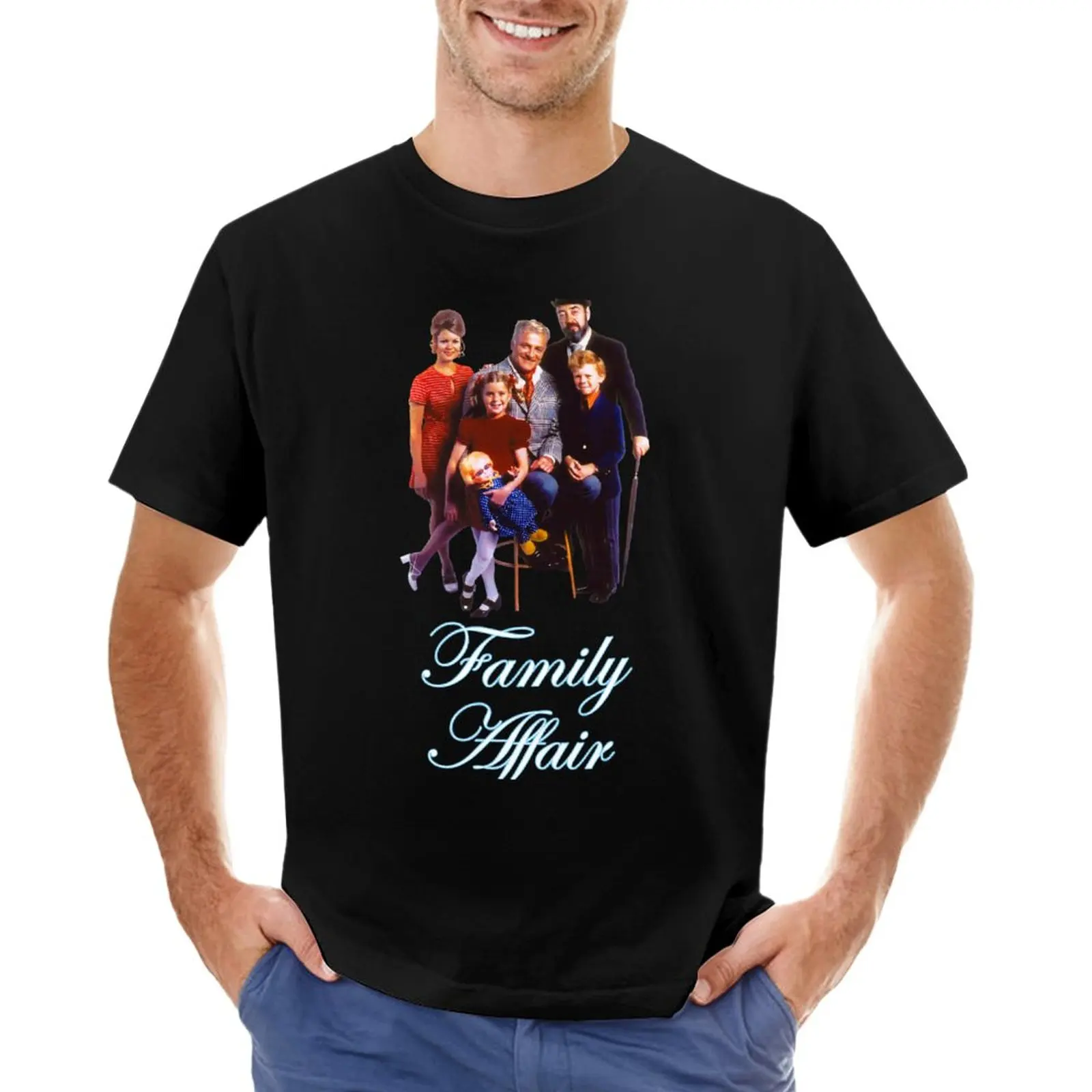 Vintage Family Affair Retro Throwback Tribute T-Shirt T-shirt for a boy t shirt man Anime t-shirt Men's clothing