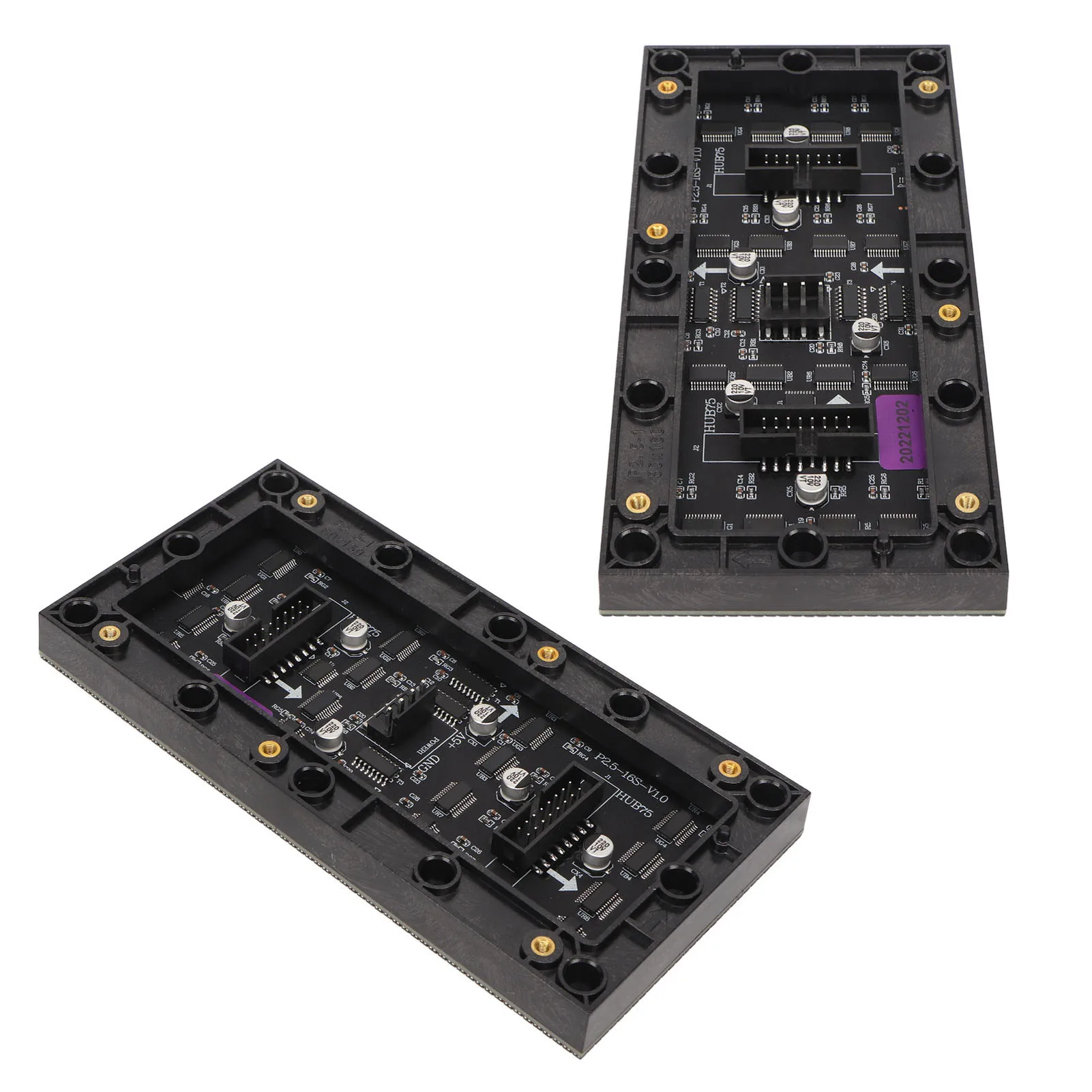 RGB LED Matrix Panel Dimmable 64x32 Resolution 2.5mm Pitch 6.3x3.1in Digital LED Module for Controller Display