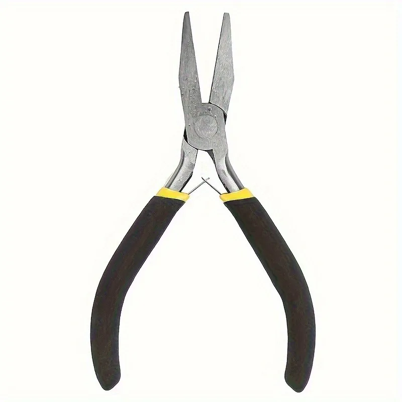 8 Style Portable Durable Carbon Steel Forging Jewellery Pliers Light Weight Making Beading Mini Pliers Tool Round Flat Long Nose