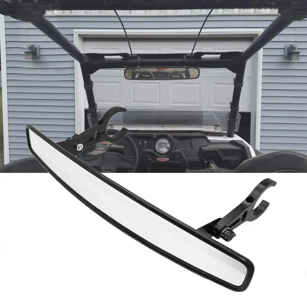 

UTV Rearview Mirror 15" UTV Convex Center Mirror With 1.75"/2" Clamps Compatible For Polaris RZR 2008-2018 XP 1000