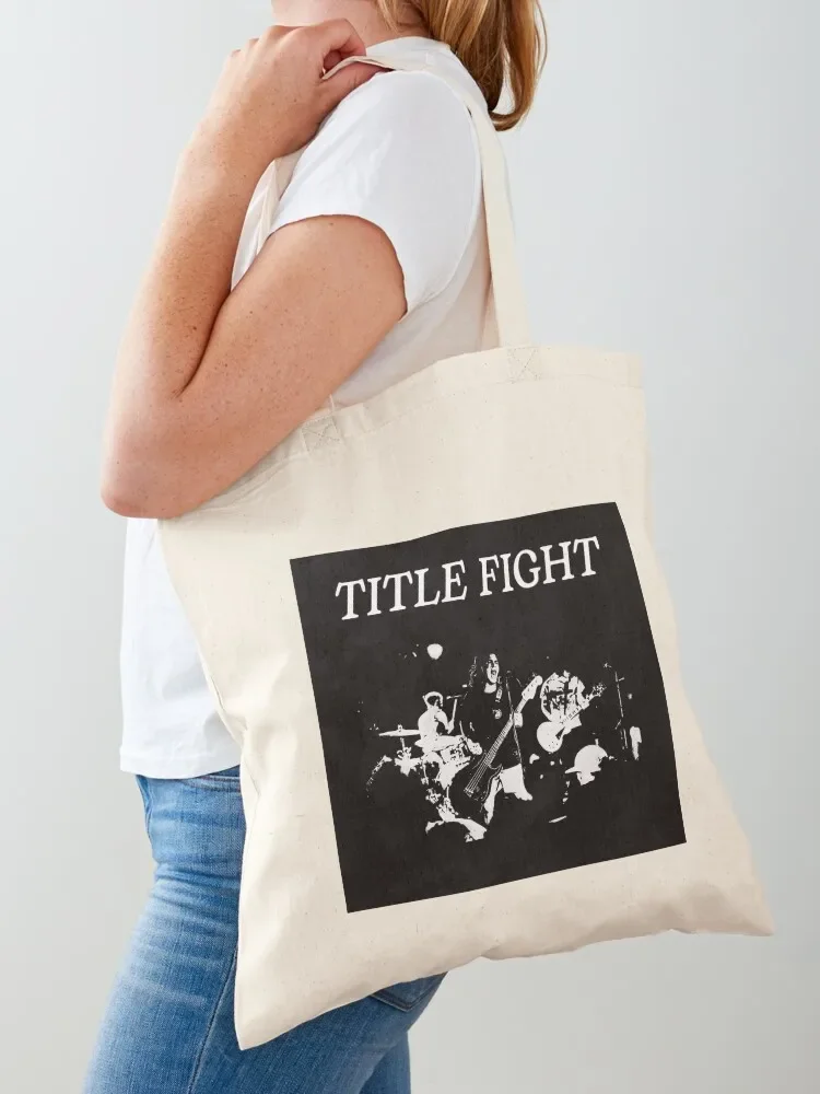 Title Fight Tote Bag great bag personalized tote bag Canvas shoulder bags luxury women