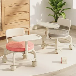 Silla de crecimiento para niños con patinaje sobre ruedas llamada Silla de llamada, mesa de comedor multifuncional para bebés, banco pequeño para el hogar